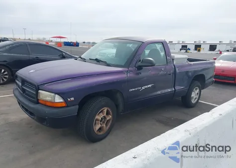 1999 Dodge Dakota Slt/Sport from USA, damaged, VIN 1B7FL26X9XS194821